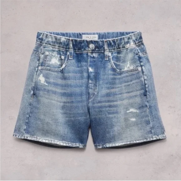 RAG & BONE Miramar Brooke 100% Cotton Terry Walking Shorts Large - Picture 5 of 14